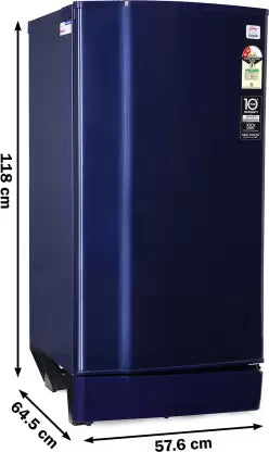 Godrej 180 L Direct Cool Single Door 2 Star Refrigerator (Steel Blue, RD EDGE 205B WRF ST BL) Godrej 180 L Direct Cool Single Door 2 Star Refrigerator (Steel Blue, RD EDGE 205B WRF ST BL)